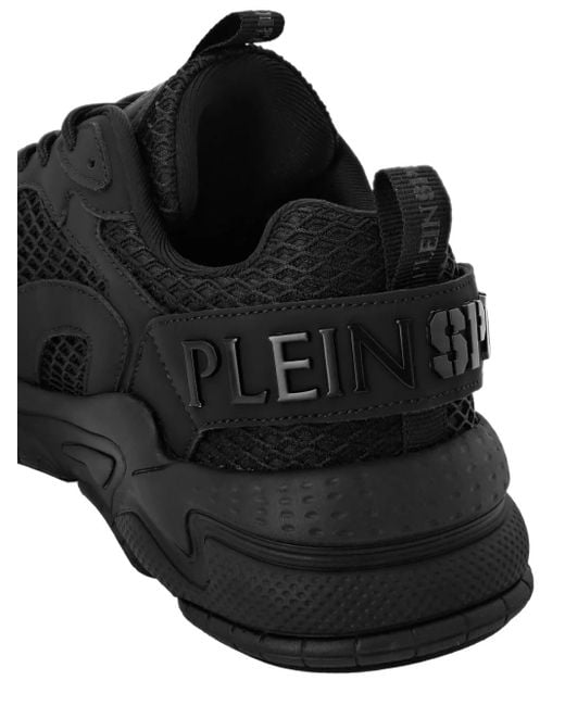 Philipp Plein Tiger Storm メッシュパネル スニーカー Black