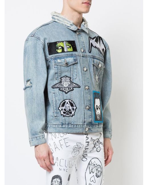 Haculla Mad Max Denim Jacket in Blue 