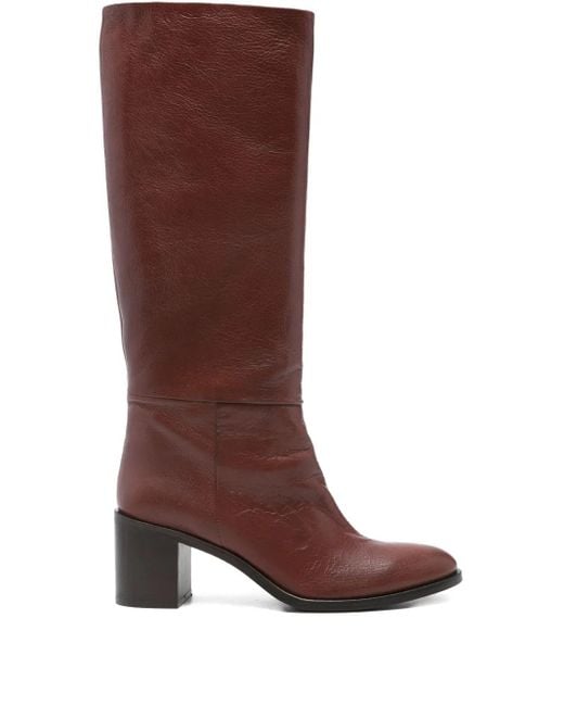 P.A.R.O.S.H. Brown Stiefeletten mit Blockabsatz