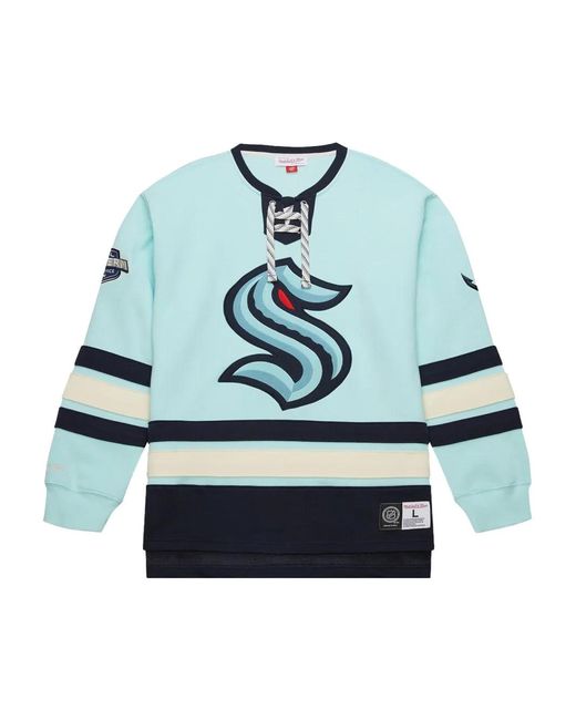Mitchell & Ness Seattle Kraken Pullover in het Blue