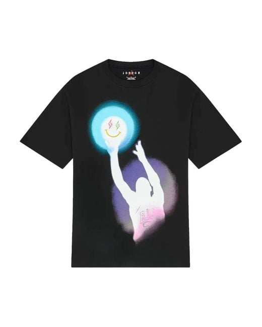 Nike X J Balvin Katoenen T-Shirt in het Black voor heren