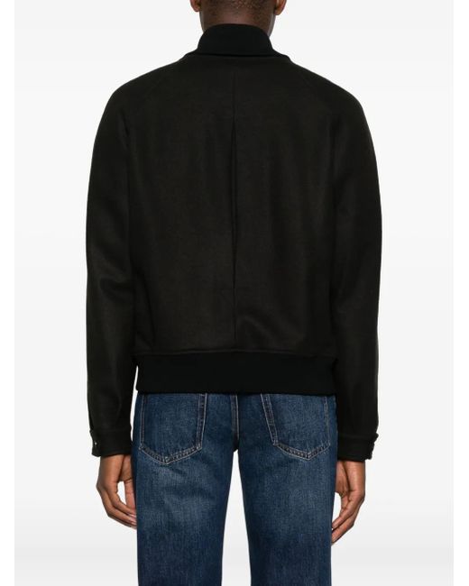 Emporio Armani Black Blouson Jacket Clothing for men