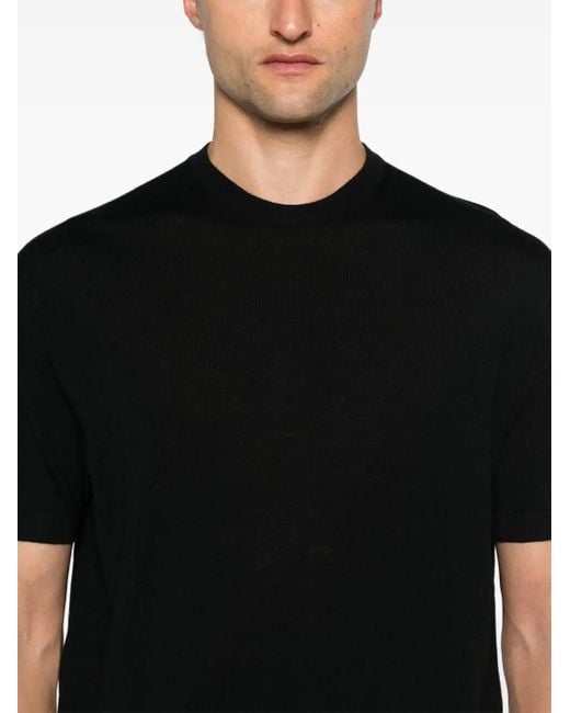 D4.0 Black Wool Sweater for men