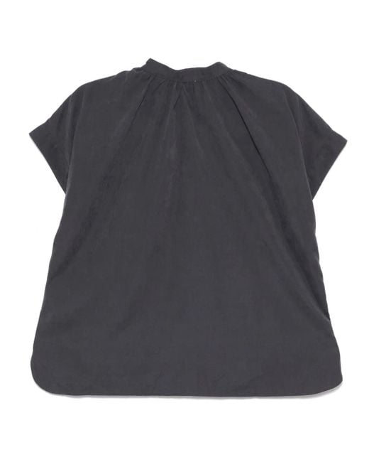 Izzue Black Embroidered Blouse