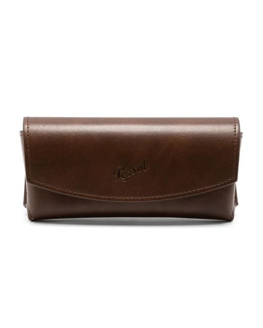 Persol Gray Adrien Rectangle-Frame Sunglasses for men