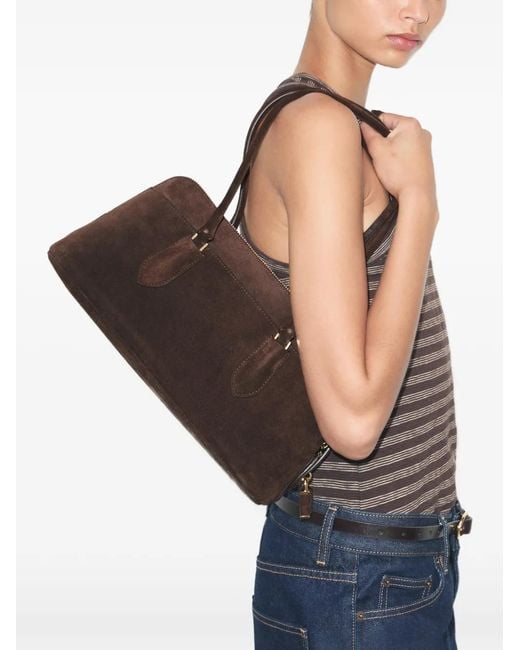 Tory Burch Black Sac À Bandoulière Lock East-West