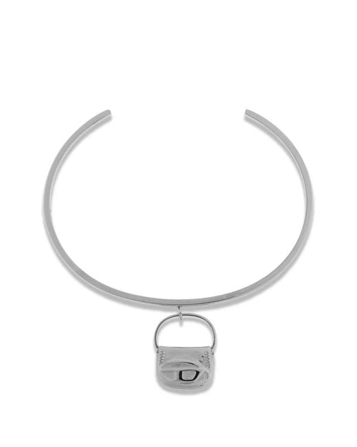 DIESEL White Bag Charm Bracelet