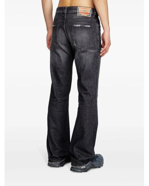 DIESEL Gray 1998 D-Buck 09L50 Bootcut Jeans for men