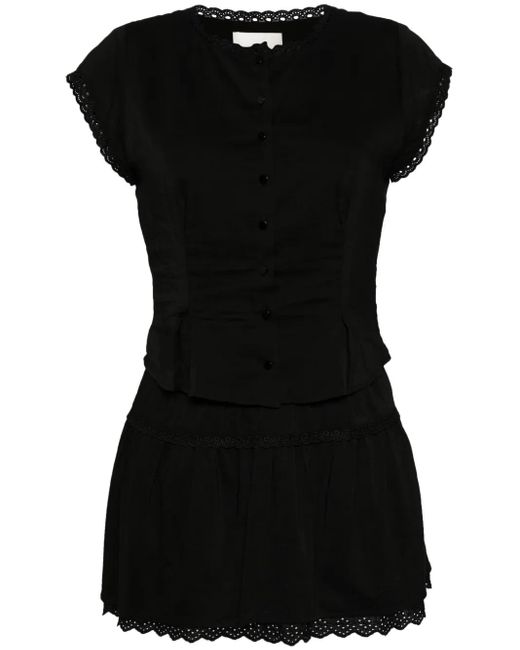 Conjunto de dos piezas Valetta Reformation de color Black