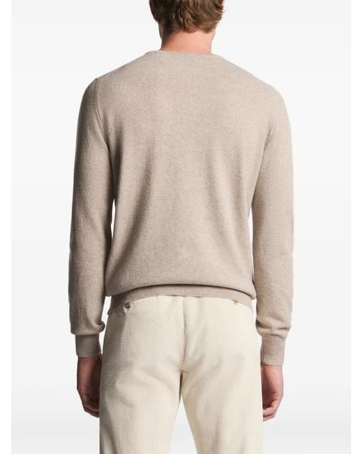 Fay Natural Crew-Neck Sweater for men