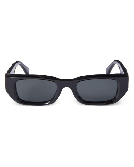 Off-White c/o Virgil Abloh Blue Fillmore Rectangle-frame Sunglasses for men