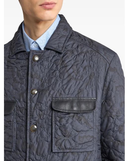Plumífero Con Botones Etro de hombre de color Black