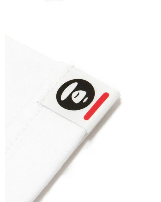 Aape By A Bathing Ape White Patch T-Shirt for men