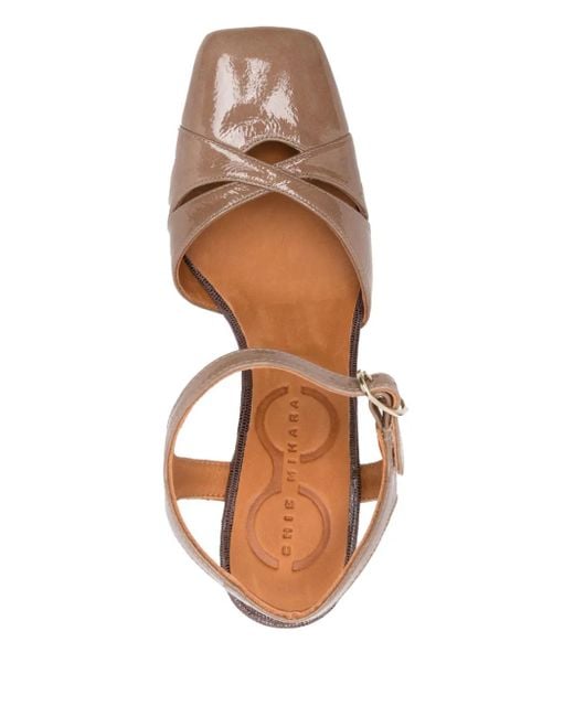 Chie Mihara Brown 85Mm Oidina Pumps