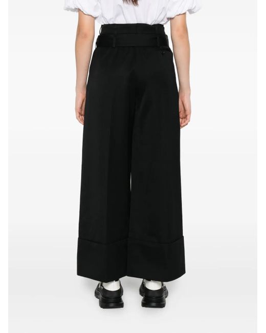 Simone Rocha Black Hose mit Gürtel