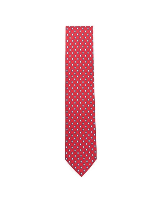 Brioni Red Polka-Dot Tie for men