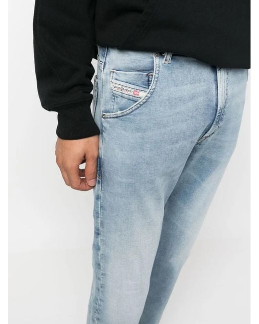 DIESEL Blue Krooley Tapered Joggjeans for men