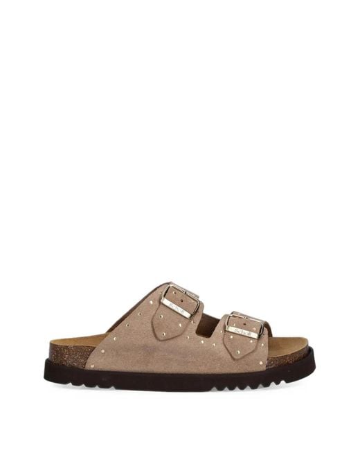 Scholl Brown Beatriz Sandalen