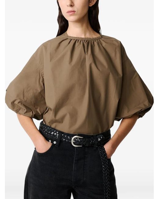 Studio Nicholson Cove Blouse in het Natural