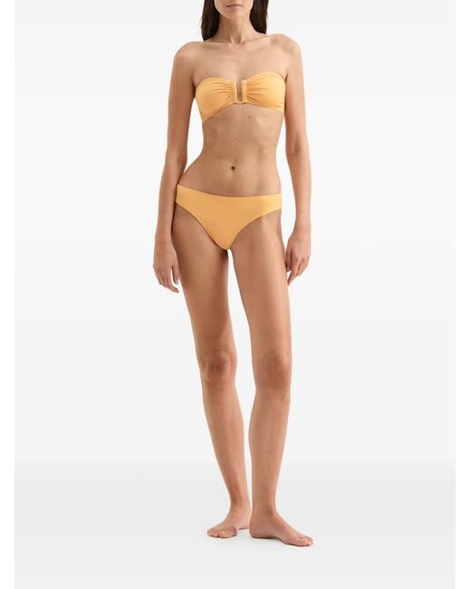 Eres Orange Show Bandeau Bikini Top