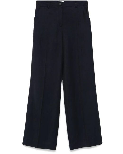 P.A.R.O.S.H. Blue Wide Leg Trousers