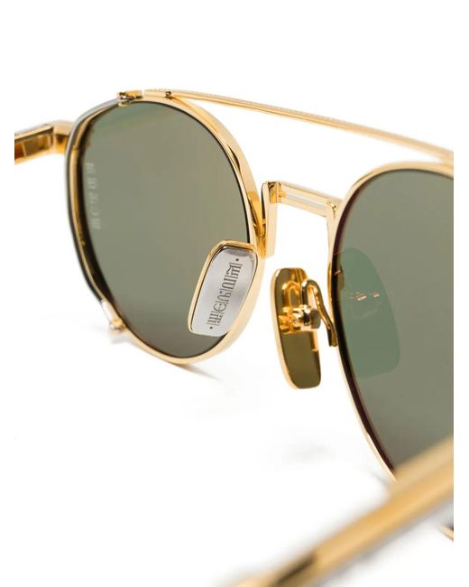 Dita Eyewear Green Pilot-Frame Sunglasses