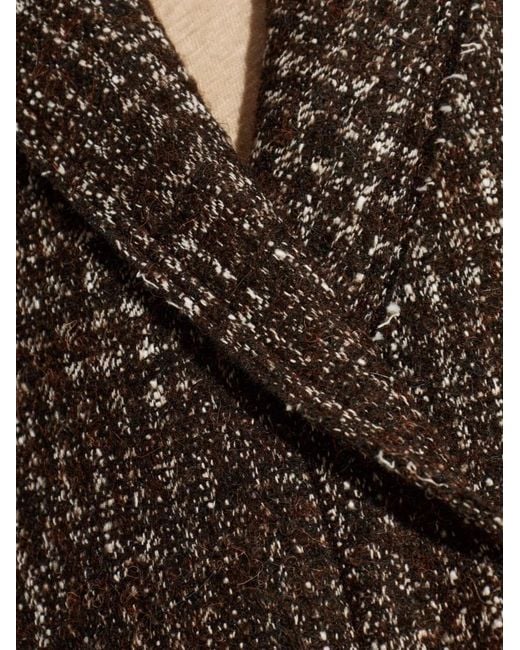 IRO White Iglia Bouclé Coat