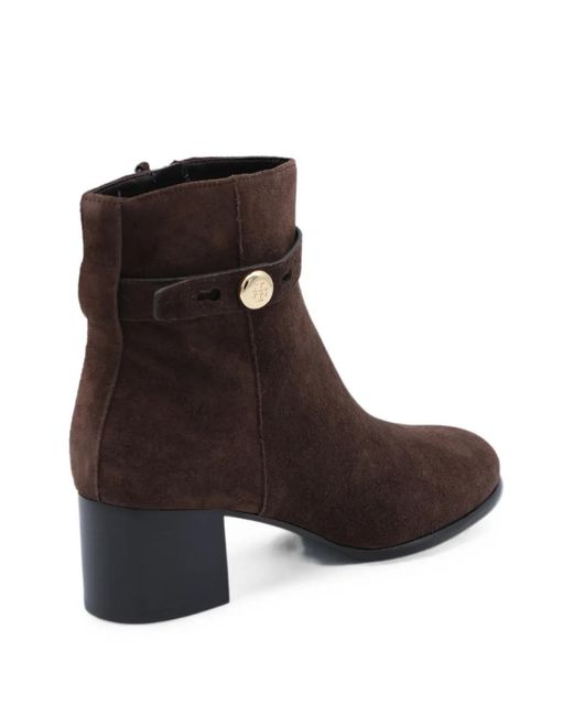 Tory Burch Brown Romy Ankle Boots