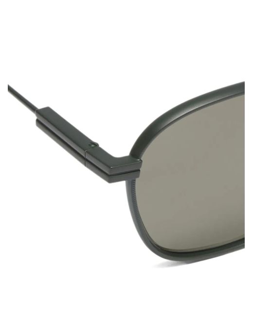 Zegna Gray Logo-Detail Sunglasses for men