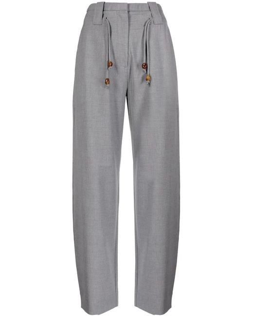 Ganni Gray 'Drapey' Pants