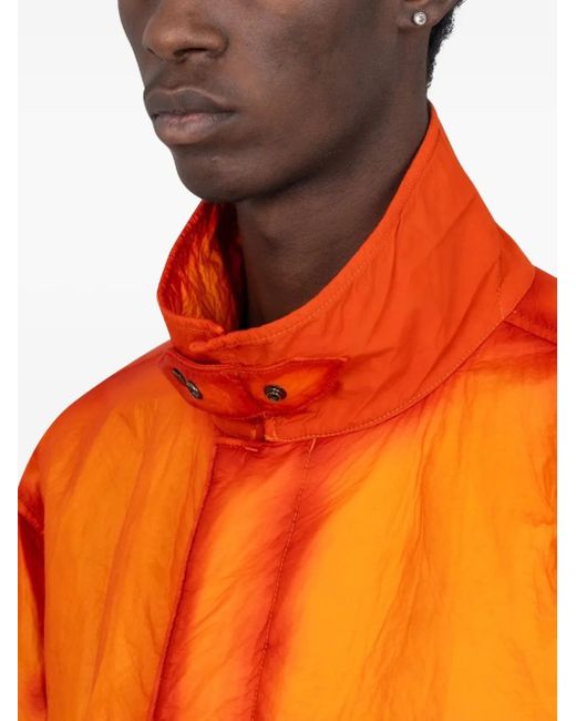 C P Company Feltro Bi-Film quilted-panel jacket in Orange für Herren