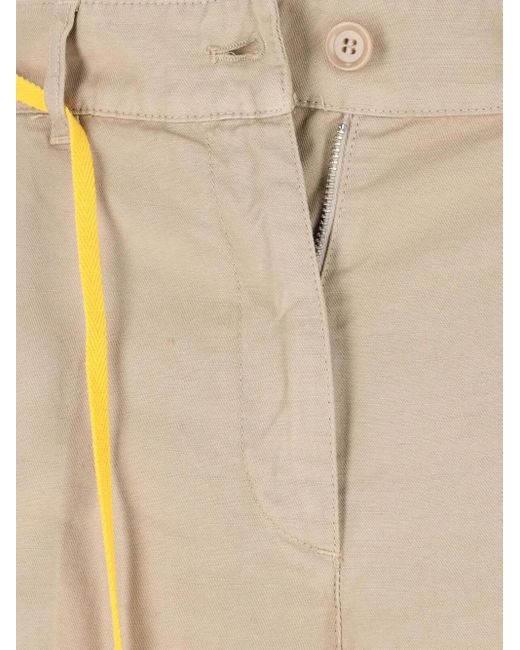 Aspesi Natural Hose mit Bügelfalten