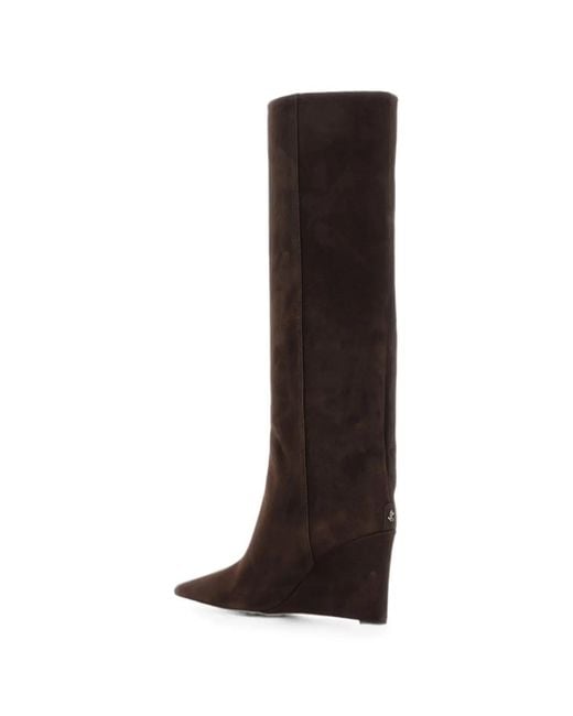 Jimmy Choo Black Blake Suede Boots