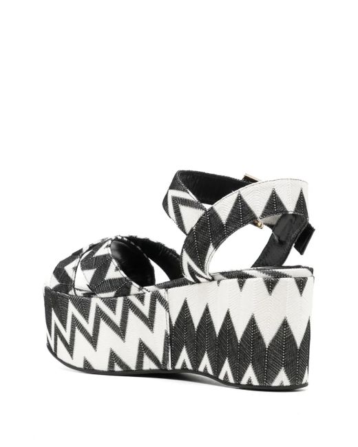 Missoni Black Wave 80Mm Lurex Sandals