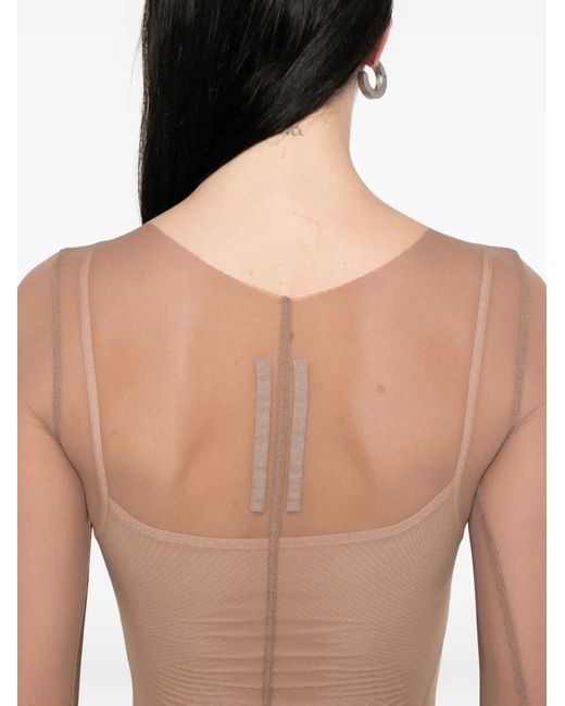 Rick Owens Pink Temple Maxi Dress