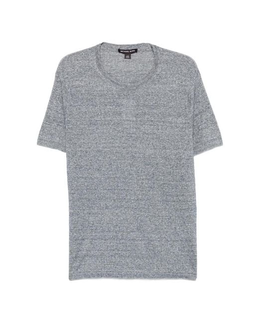 Michael Kors Gray Marl-Knit T-Shirt for men