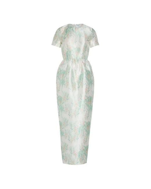 BERNADETTE White Lexi Floral-Print Maxi Dress