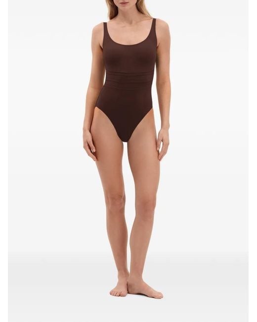 Eres Brown Asia Tank Swimsuit
