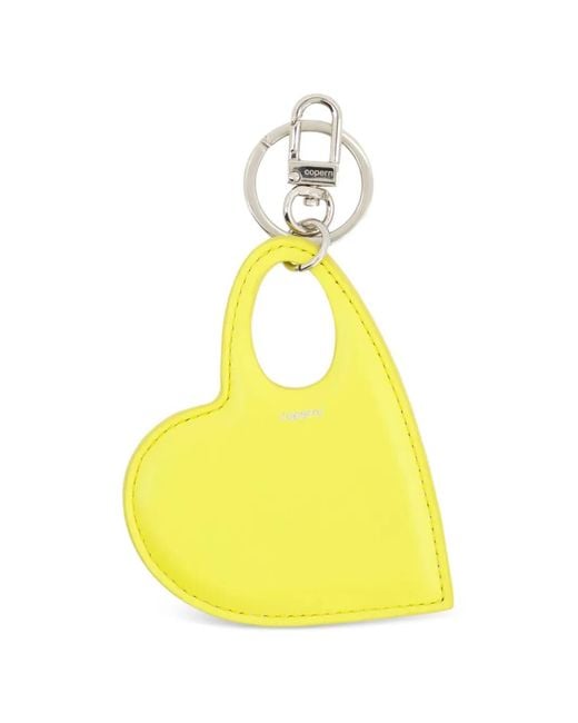 Coperni Yellow Heart Keychain