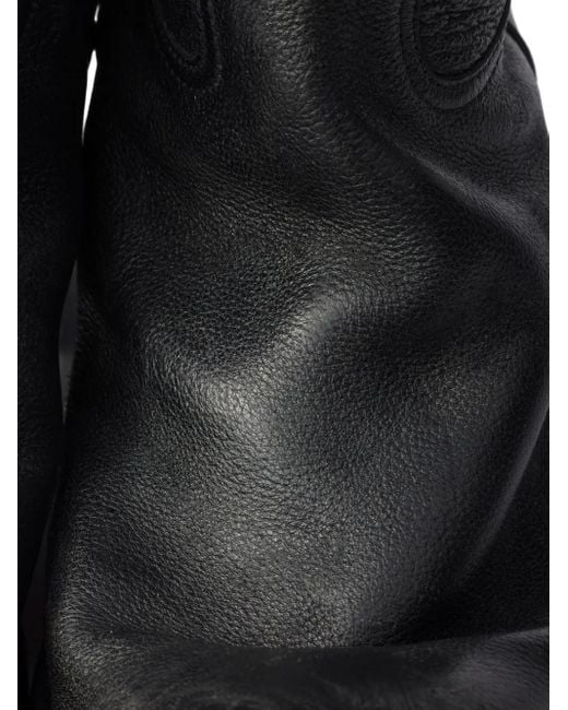Prada Black Pointed Toe Ankle Boots for men