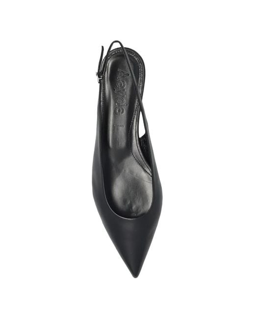 Aeyde White Annora Flat Pumps