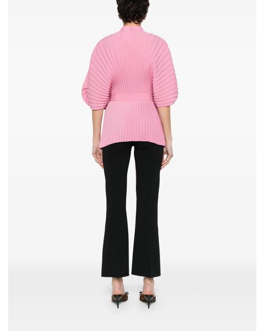Twinset Pink Pleated Shirt