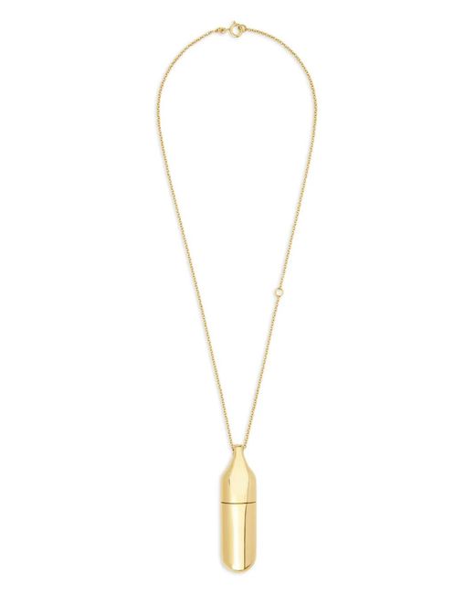 Courreges White Flask Statement Neckless