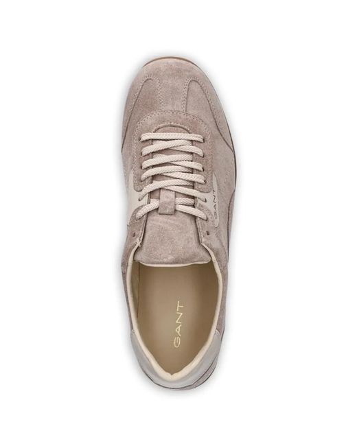 Gant Natural Spearclub Suede Sneakers for men