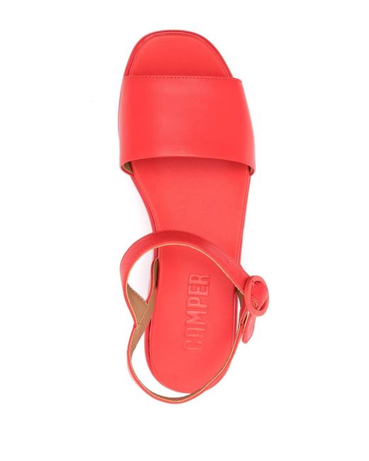 Camper Red Misia 55Mm Leather Sandals