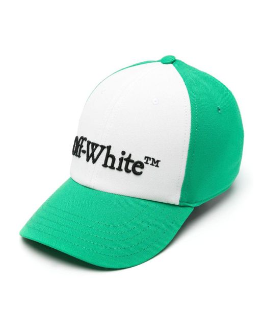 Off-White c/o Virgil Abloh Drill Honkbalpet Met Geborduurd Logo in het Green voor heren