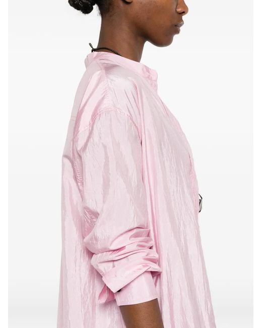 Jil Sander Pink Buttoned Dress
