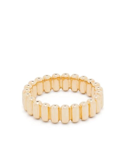 MAOR Metallic 18Ct Capsule Ring