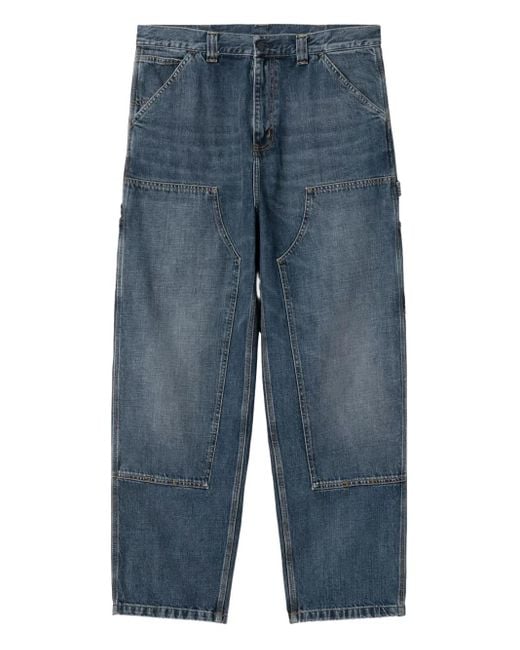 Carhartt Og Double Knee Denim Jeans in het Blue voor heren