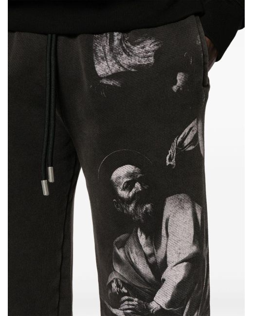 Pantalones de chándal S.Matthew Off-White c/o Virgil Abloh de hombre de color Black